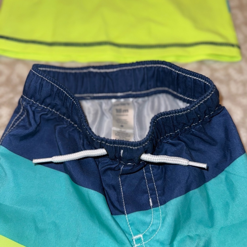 18mo. Carter’s Rash Guard Swim Bundle - Picture 7 of 7